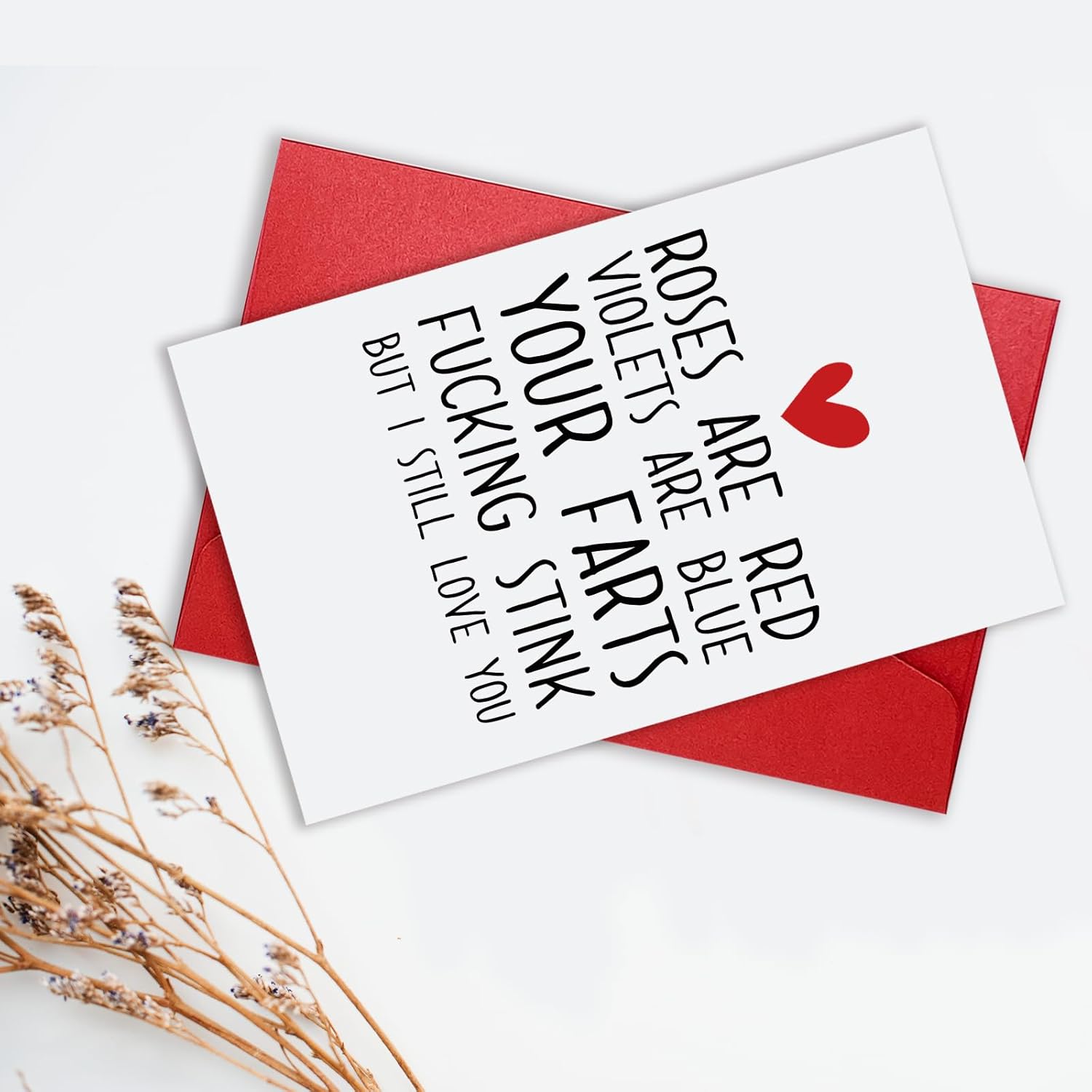 Funny Valentine Day Card Gift Him Her, Rude Anniversary Cards Gift For Men Women, Happy Valentines Day Cards For Boyfriend, Husband, Wife, Girlfriend, Fiancé, Partner, Birthday Cards