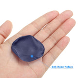 Silk Rose Petals, 200 Pcs Artificial Flower Petals Fake Rose Petals For Wedding Aisle Scatter Bridal Shower Table Decor Romantic Night Decoration, Navy Blue