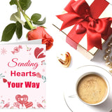 Happy Valentine'S Day Cards 24 Pack Happy Heart Day Cards With Envelopes Valentine'S Day Decorations Heart Card Heart Cards For Valentine Gift Wrap