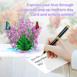 Flower Birthday Cards For Women - 3D Paper Flower Pop Up Card For Anniversary, Get Well, Thank You, Just Because, All Occasions, Gift For Mom Daughter Wife Grandma