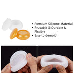Resin Box Molds, Silicone Bottle Resin Molds With Lids, Storage Container Epoxy Casting Molds For Storing Jewelry Earrings, Rings, Coins, Keys, Candle Jar, Candy Tin, Diy Decorative, Set Of 2