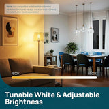 ST19/ST58 Smart WiFi LED Bulb E26 RGBTW Color Changing Alexa Compatible 850LM 1 Pack