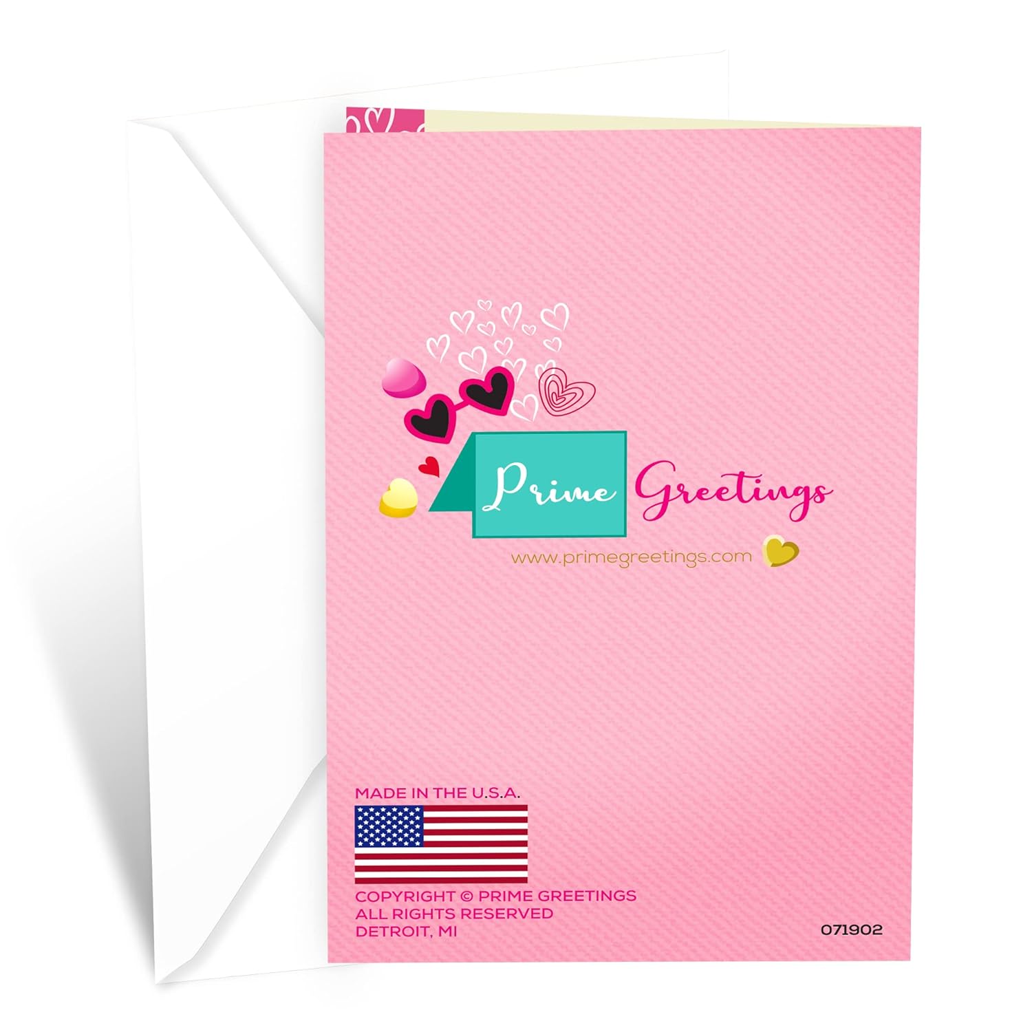 Granddaughter Valentine'S Day Card, Made In America, Eco-Friendly, Thick Card Stock With Premium Envelope 5In X 7.75In, Packaged In Protective Mailer