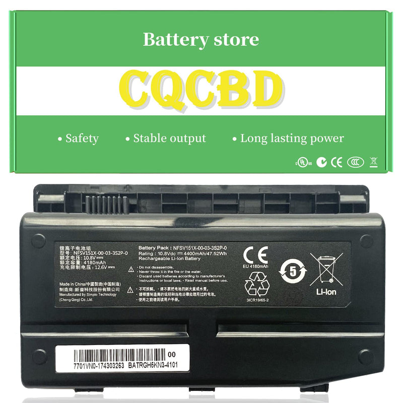 Cqcbd Battery For 7 Pin Nfsv151X-00-03-3S2P-0 Ge5Sn-00-01-3S2P-1 Machenike F11