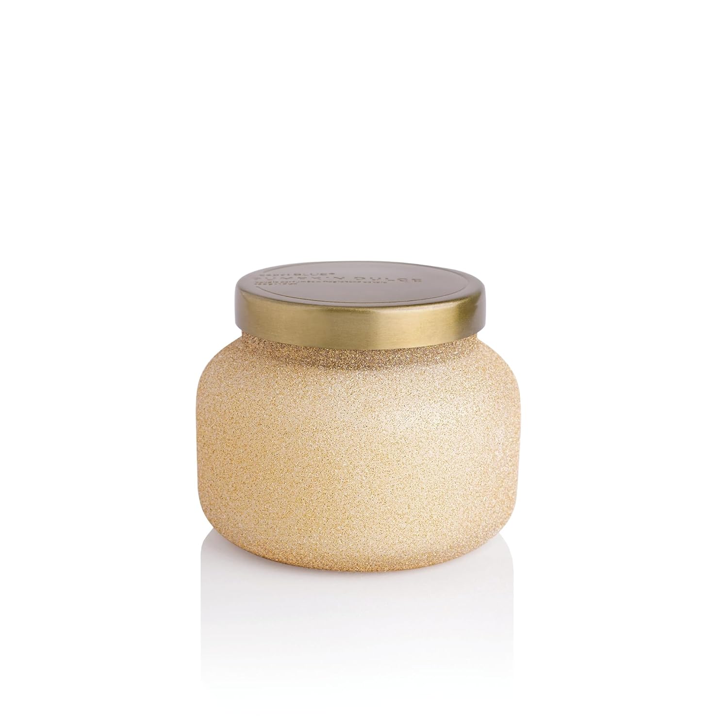 Capri Blue Signature Glam Jar Candle - Long Lasting Soy Wax Blend - Glitter Candles for Home Scented with Luxury Holiday Scents (Pumpkin Dulce, 19 oz)