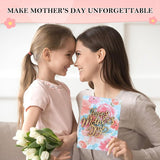 Happy Mothers Day Card - Flower Card With Envelope Wooden Text Design Thoughtful Mother'S Day Gifts For Mom Mamma Mom To Be Grandma Wife Sister