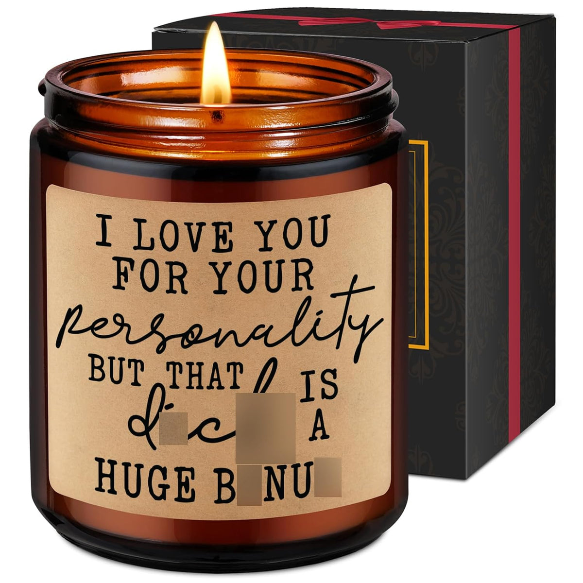 Candles For Men, Valentine'S Day Gifts For Him, I Love You, Husband Candle - Blue Collar Presents For Men, Bf, Husband - Funny Anniversary, Birthday, Valentines Gifts For Boyfriend, Fiance, Gay