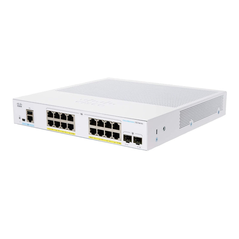 Business Cbs250-16P-2G Smart Switch | 16 Port Ge | Poe | 2X1G Sfp | Limited Li