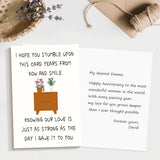 Anniversary Card Gifts For Men, Funny Anniversary Card To Husband, Happy Birthday & Anniversary Greeting Card For Him Husband Boyfriend, Valentines Day Gifts For Him