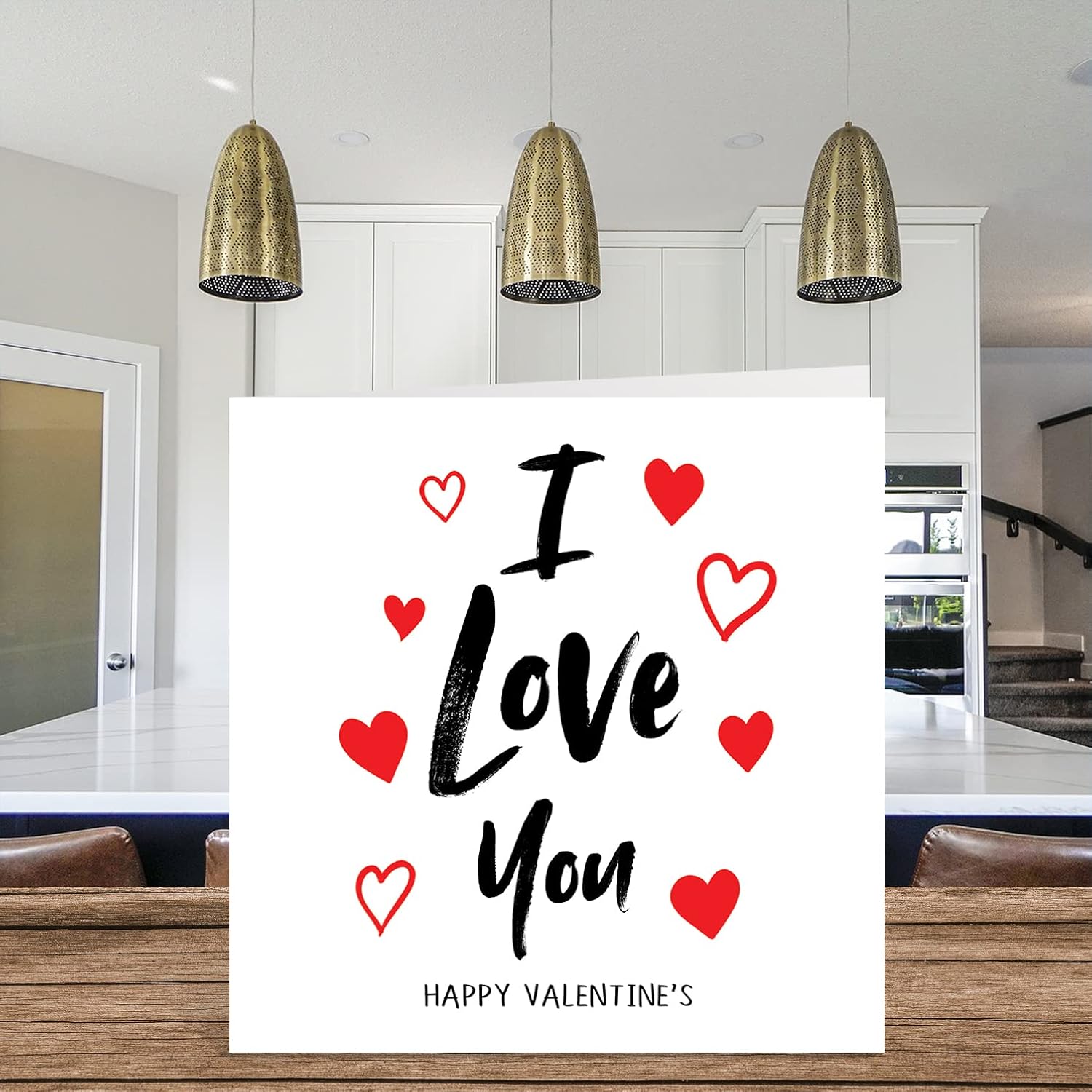 Valentines Card For Her - I Love You - Valentine Card For Him, Romantic Valentine'S Day Card For Boyfriend Girlfriend Wife Husband Partner Fiancee, 5.7 X 5.7 Inch Seasonal Valentine Greeting Cards