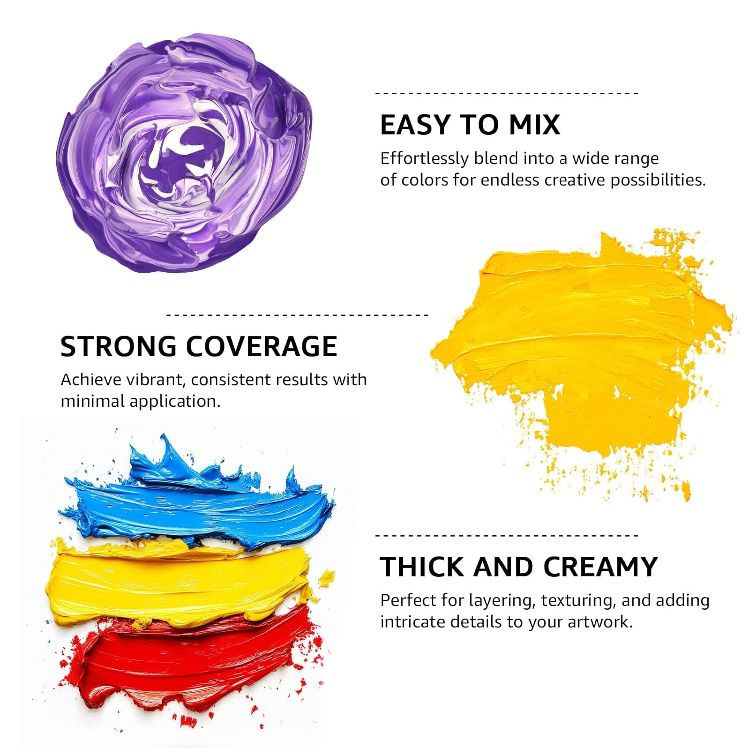 Acrylic Paint, 20 Colors (250 Ml/8.45Oz) Acrylic Paint Bottle Set, Non-Toxic, Rich Pigments Bulk Painting Supplies For Canvas Crafts Wood Ceramic, Ideal For Artists, Beginners And Students