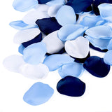 Silk Rose Petals 300Pcs Navy Blue Flower Petals For Wedding Flower Girl Anniversary Table Centerpieces Party Favor Valentines Day Decoration