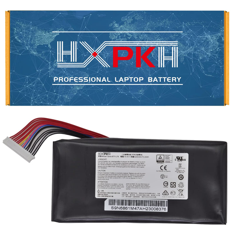 Hxpk Bty-L78 Laptop Battery For Msi Gt62Vr 6Rd Gt63 8Rf-015Cn Gt73Vr 6Re Gt75V