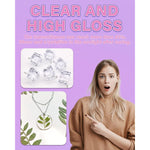 500G Uv Resin, Uv Resin Clear - Fast Curing, Crystal Clear, Odourless, Low Viscosity & Hard Type, Uv Resin Kit For Diy Jewelry Making, Casting, And Coating Crafts