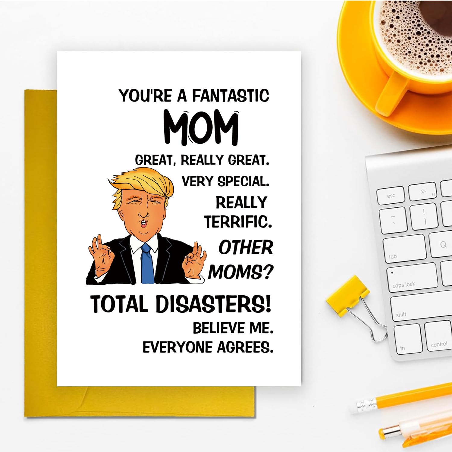 Humorous Birthday Card For Mom Wife Grandma, Funny Mom Birthday Card Gift From Son Daughter Kids Husband, Humor Mother'S Day Gift From Son Daughter, Happy Bday Mommy