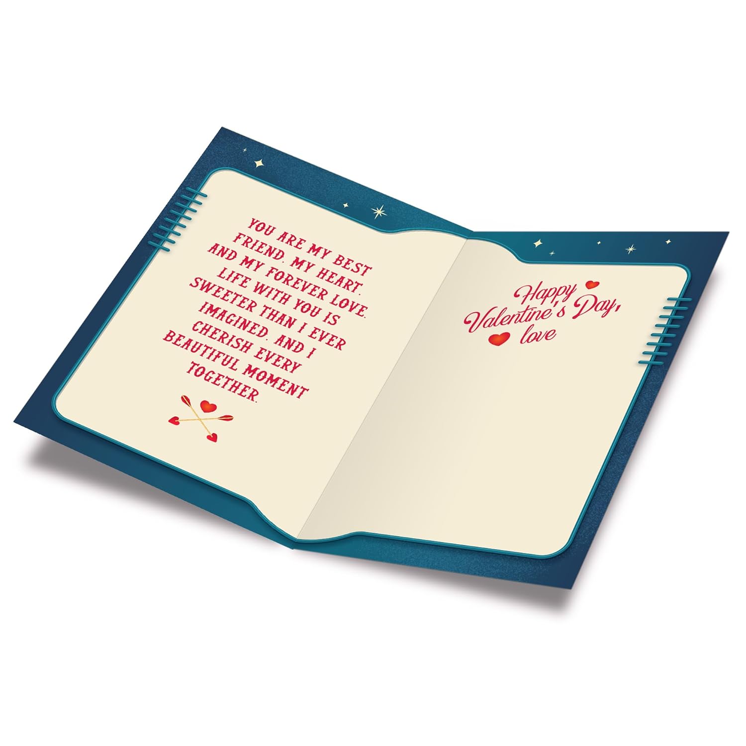 Husband Valentine'S Card, Made In America, Eco-Friendly, Thick Card Stock With Premium Envelope 5In X 7.75In, Packaged In Protective Mailer