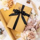 Gold Wrapping Paper Solid Pearly-Lustre Gift Wrapping Paper Perfect For Birthday, Christmas, Baby Shower, Wedding, Bouquet-17 Inches X 33 Feet