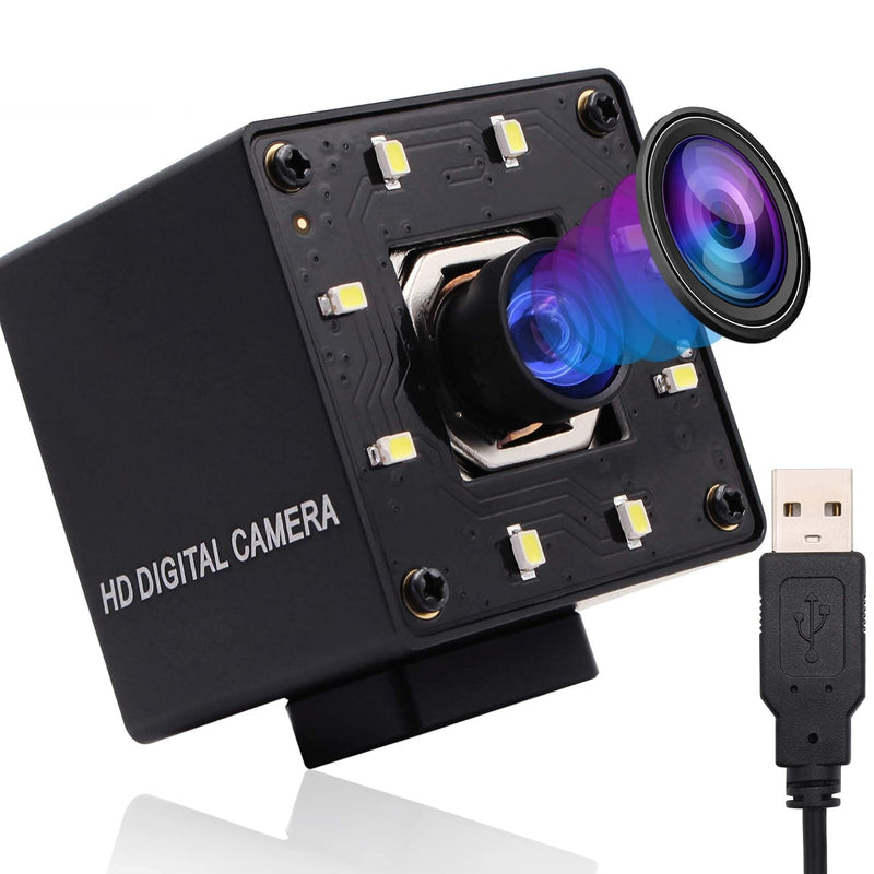 Webcamera_Usb 4K Autofocus Webcam With Audio,Wide Angle 100 Degree No Distorti