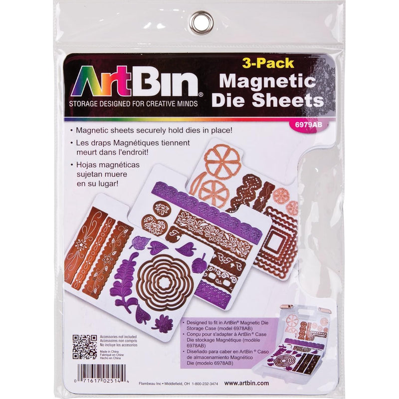 6979Ab Magnetic Die Sheet Set 3-Pack, Die Organizers, Magnetic Organiz