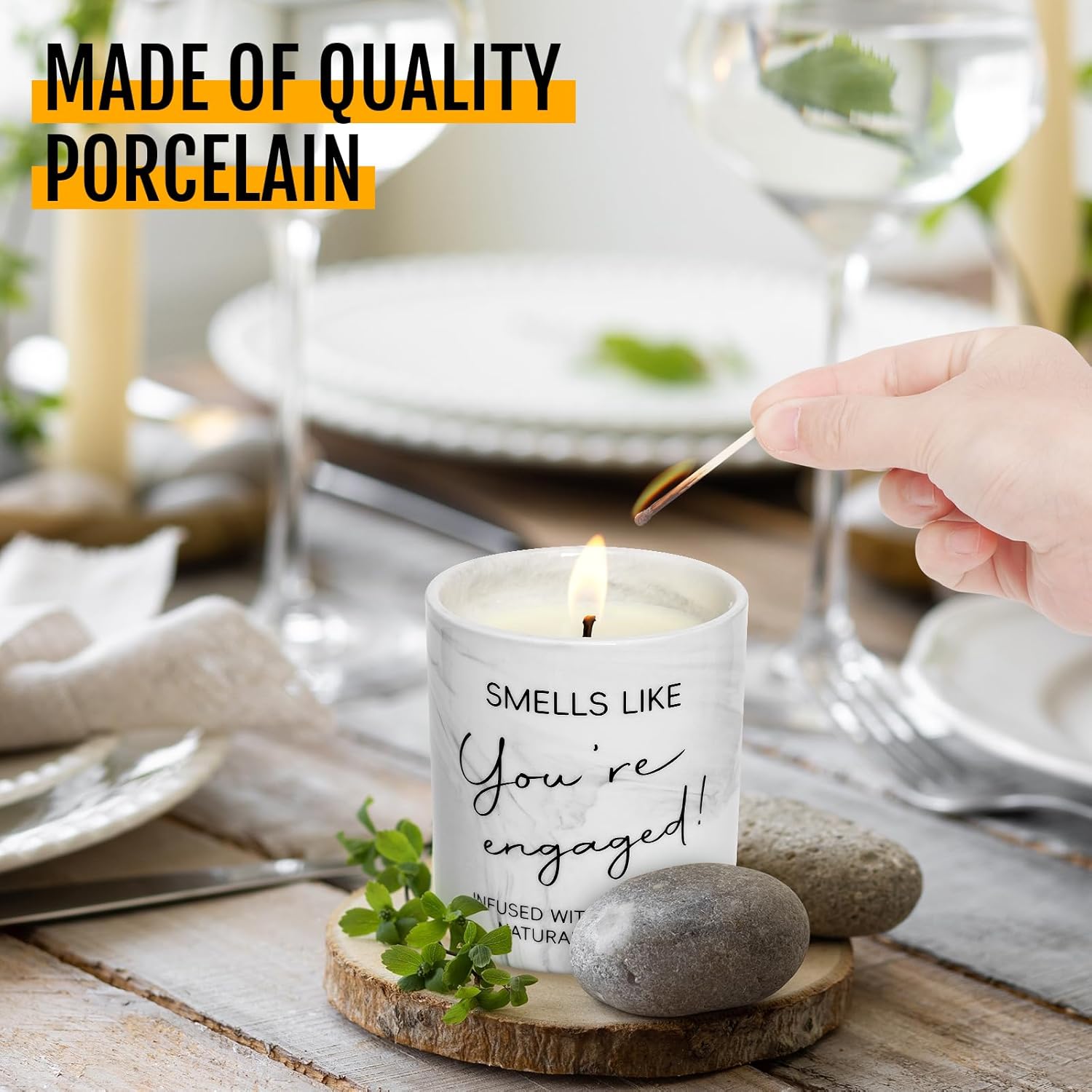 Funny Engagement Gifts - Candle Gifts For Newly Engaged Couples - Bachelorette Party Gift For Bride To Be