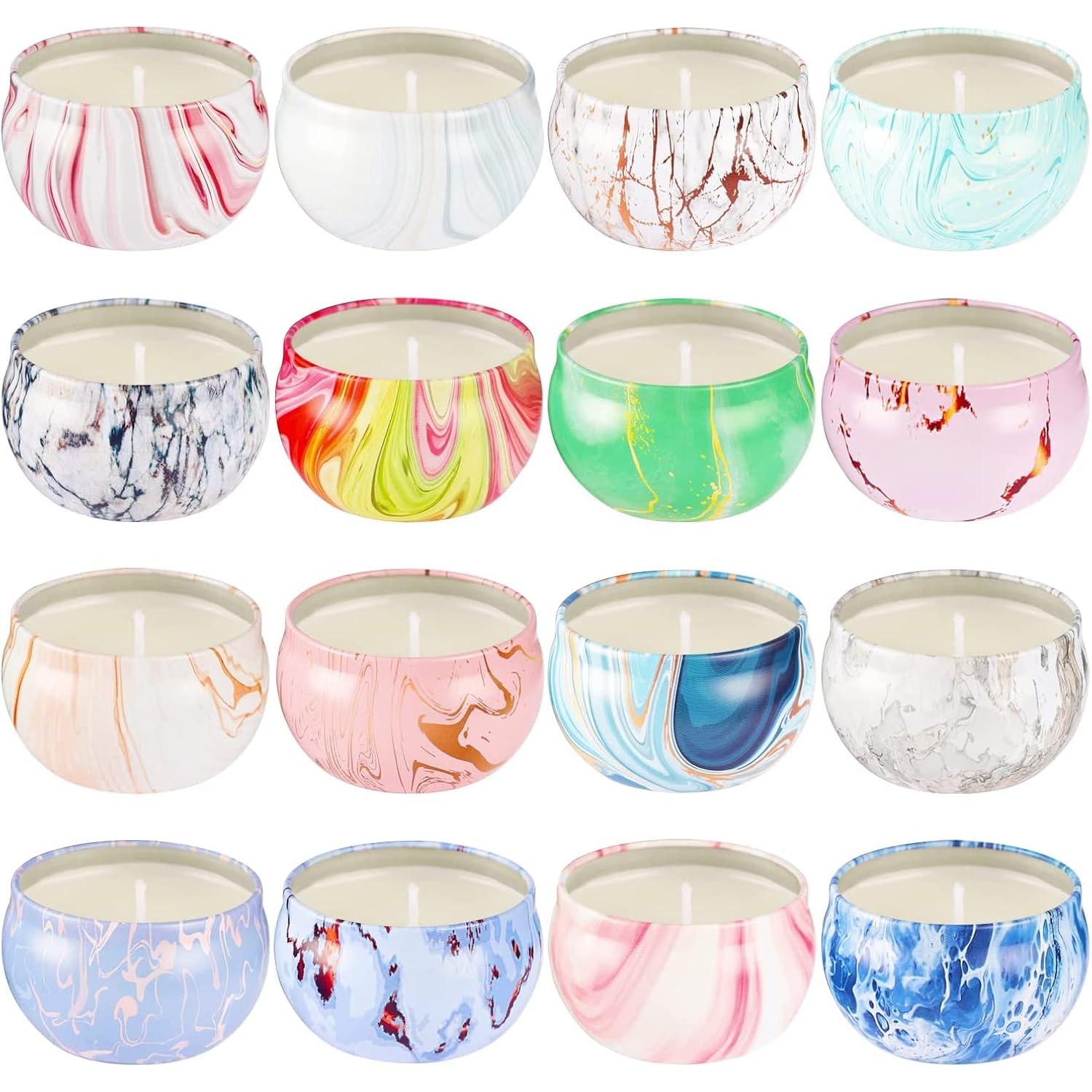 Mother'S Day Scented Candles Gifts Set 16 Pack Soy Wax Travel Tin Jar Candles For Home 2.5 Oz Aromatherapy Candles For Mom For Christmas, Birthday, Thanksgiving, Mother'S Day…