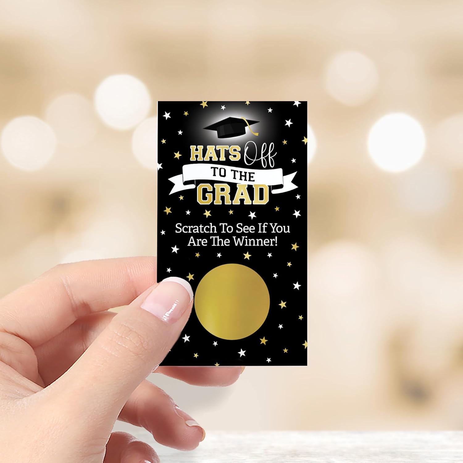 Scratch Off Graduation Party Game, Graduation Games For Parties 2026, 30 Cards