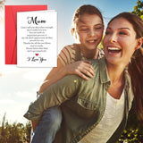 Valentines Day Birthday Card Gifts For Mom, I Love You Cards Gift For Mommy, Mom Birthday Card From Kids, Thank You Moms Gifts, Happy Birthdays Moms Cards With Envelope, Mother Gift From Daughter Son