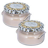 11038 Warm Sugar Cookie 11 Ounce Scented Jar Candle For Home Or Office, Pack Of 2