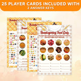 27 Pcs Thanksgiving Games For Family Party Turkey Dinner Activity Cards For Family Adults Friendsgiving Decoration Pictionary Card Fall Harvest Festival Table Paper Favors And Supplies Game