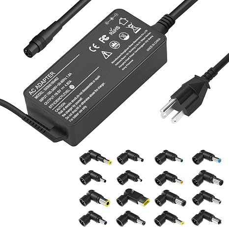 90W Universal Laptop Charger AC Power Adapter with 16 Tips for HP Dell Acer Asus Toshiba