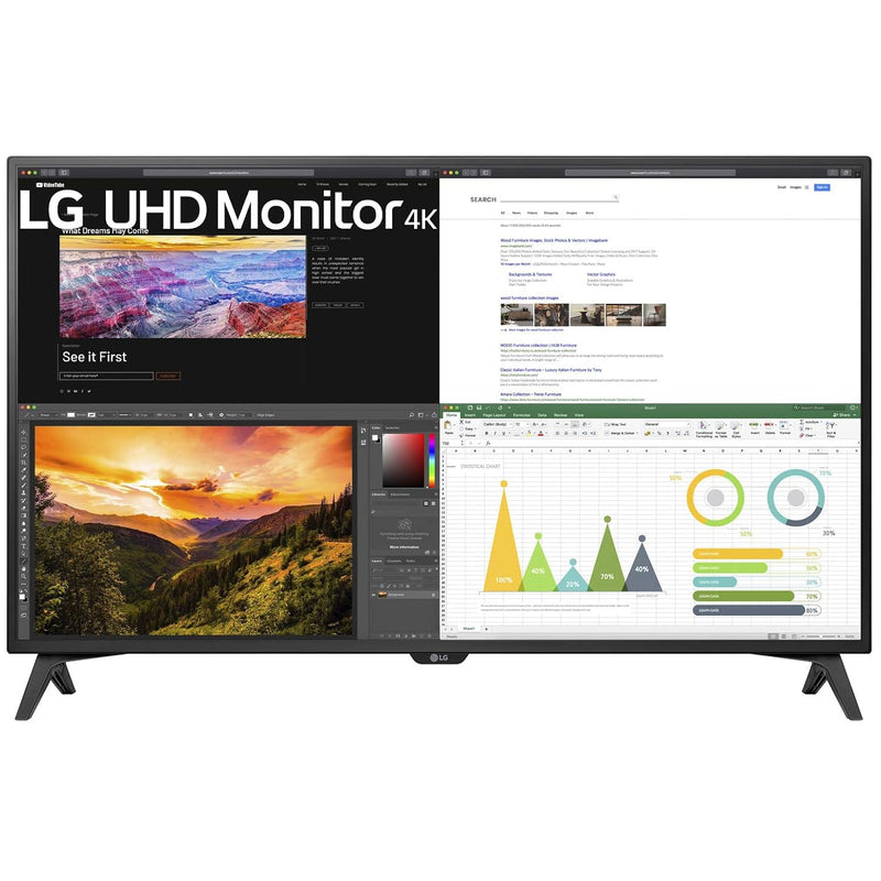 43Un700T-B 43" 4K Uhd 3840X2160 Ips Usb-C Hdr 10 Monitor