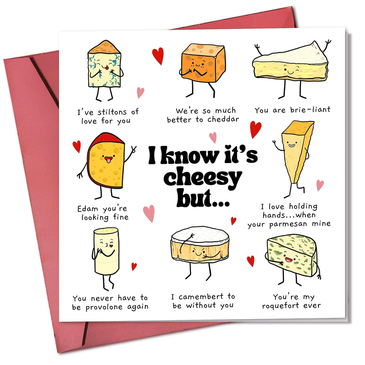 Valentines Gifts For Him, Boyfriend, Bf, Husband, Men - Funny Valentines Card For Him - Anniversary, Birthday Gifts For Him - Single 5.7''X 5.7'' Folded To My Boyfriend Card With Red Envelope