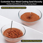 Ultra-Fine 400 Mesh Oil-Free Casting Sand For Metal Jewelry Casting - Premium Foundry Sand For Highly Detailed Replicas In Silver, Copper, Bronze, And More - Reusable Molding Clay (5, Pounds)