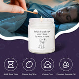 Get Well Soon Gifts For Women Men, Get Well Gifts For Women After Surgery, At Least You Don'T Have To Wear A Cone Lavender Scented Candle For Home Decor, Surgery Recovery Gift For Woman
