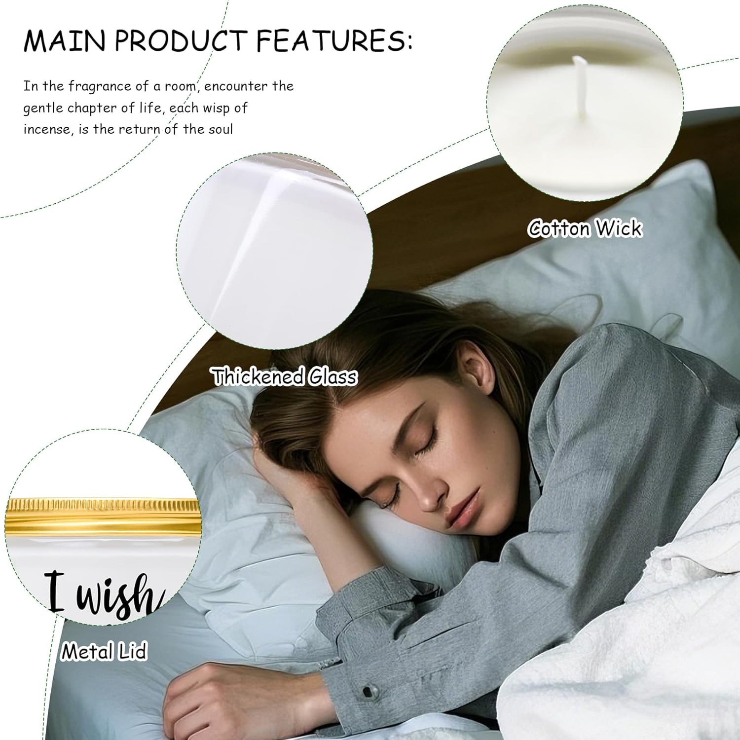 Best Friend Gift For Woman, I Wish You Lived Next Door 6.4Oz Soy Wax Scented Candles, Nature Lavender Candle Jar 35 Hours Burning Time Birthday Gifts For Women Her, Bff, Sisters, Besties