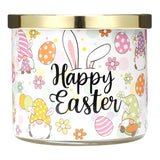 Easter Jasmine Scented Candle 3 Wick Large Jar, 14 Oz, Easter Candle Gift