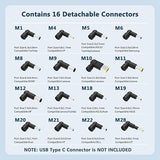 90W Universal Laptop Charger AC Power Adapter with 16 Tips for HP Dell Acer Asus Toshiba