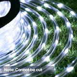 100FT Cool White LED Rope Lights 720 LED Waterproof Outdoor String Lights with Remote 8 Modes