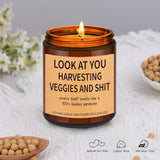 Gardening Gifts For Women & Men - Gifts For Gardeners, Plant Lover & Plant Lady Mom, Valentines & Birthday Presents, Funny Plant Themed Gardening Supplies, Outdoor Garden Decor Scented Candle