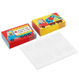 Hallmark Mini Valentine's Day Treat Card Pockets for Kids, Trucks (32 Mini Pocket Notes with Sticker Seals)