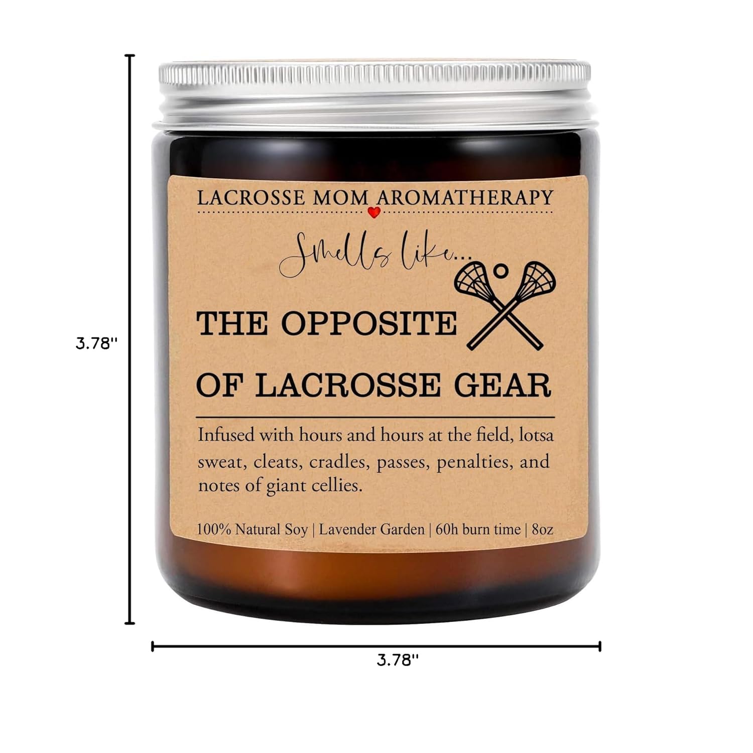 Lacrosse Mom - Lacrosse Mom Candle - Lacrosse Mom Gift - Lacrosse Team Mom Gift - Birthday Gift For Mom - Mother'S Day Gift - Unique Gift For Mom - Lacrosse Gift Manager