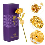Artificial Gold Rose Flower Gifts For Her, 24K Gold Eternity Rose For Mom From Daughter/Son, Valentine'S Day, Birthday, Mother'S Day, Anniversary