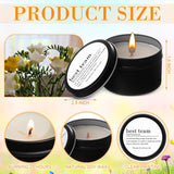 12 Pcs Best Team Gifts Candles Bulk 3 Oz Thank You Soy Wax Jar Scented Candles Thank You Team Party Favor Employees Appreciation Gifts For Teacher Nurse Student Coworker(Black)