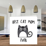 Funny Birthday Cards For Mom From The Cat - Best Ever - Cat Birthday Card For Mom From Pet, 5.7 X 5.7 Inch Joke Happy Mother'S Day Greeting Cards Gift For Mommy Mum Mama