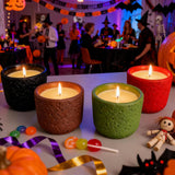 Ikeda Scented Candles For Home, 4 Pack Aromatherapy Candles Gifts For Women, Birthday Valentine Christmas Mother'S Day,11.2 Oz-80 Hour Colorful Ceramic Soy Candles Of Bergamot,Coconut,Peach,Orange