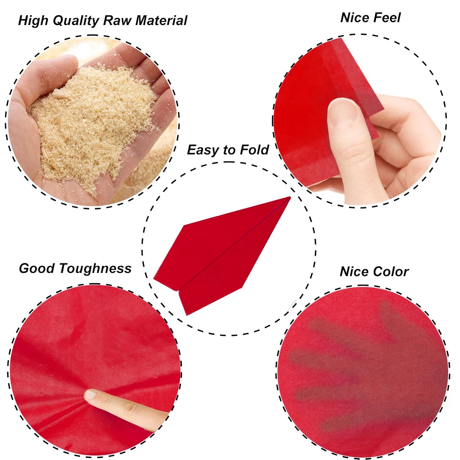 100 Sheets Red Tissue Paper 20X14 Inches Tissue Paper For Gift Bags Red Wrapping Tissue Paper Bulk For Diy Crafts Birthday Baby Shower Festival Holidays Decorative