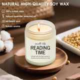 Gifts For Book Lovers, Book Lover Gifts For Women, Readers Bookish Gift Reading Accessories For Librarian Books Themed Club, Reader Bookworm Candle Gift
