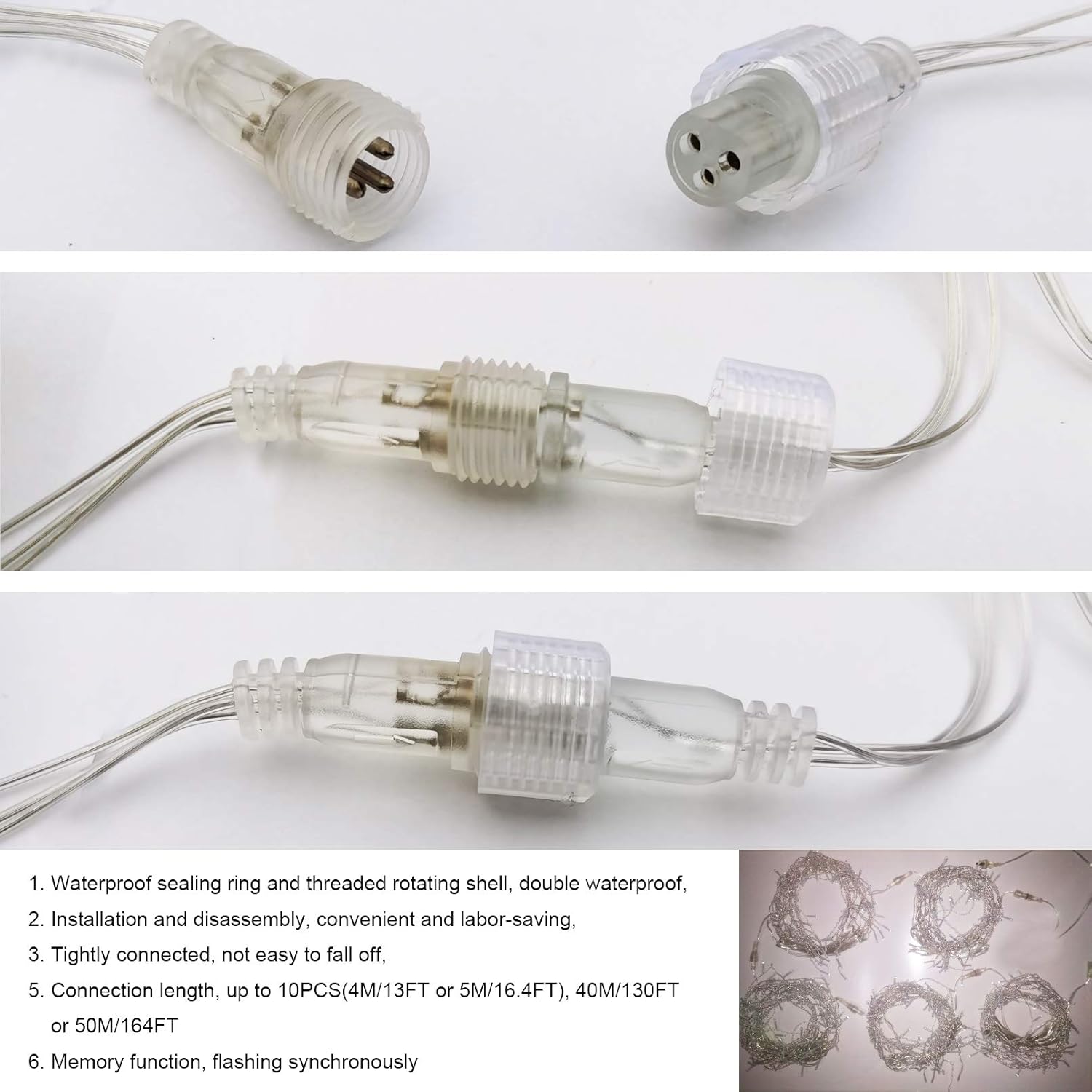 Led Icicle String Lights, Christmas Icicle Lights 13Ft 96 Leds Window Curtain Starry Fairy Lights Plug In 8 Modes For We