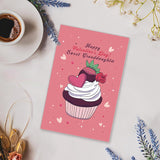 Sweet Granddaughter Valentine Card, Thoughtful Love Valentines Day Gift From Grandparents, Happy Valentine'S Day Greeting Card For Kids & Grandchildren