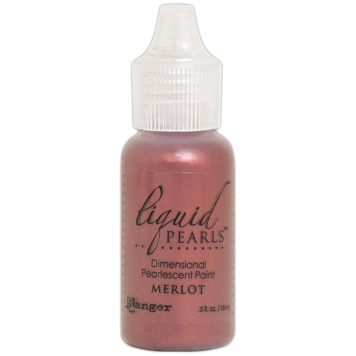 Ranger LPL59677 Merlot Liquid Pearls Dimensional Pearlescent Paint .5oz